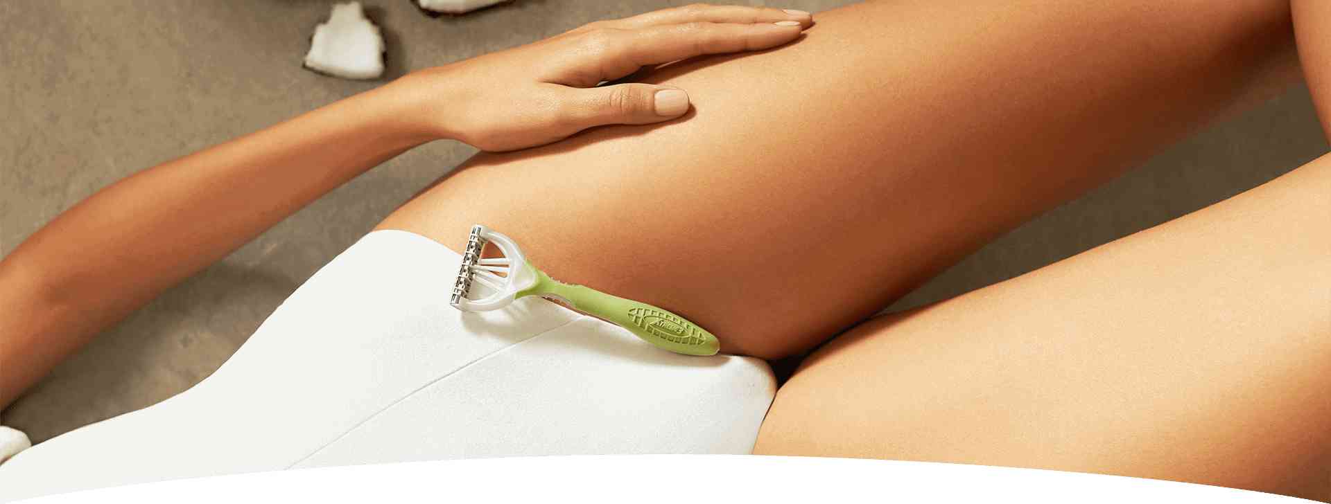 mujer depilacion cuchilla afeitar